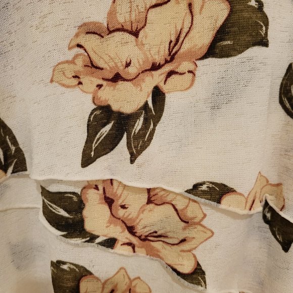 OFF-WHITE FLORAL TUNIC - Picture 3 of 3